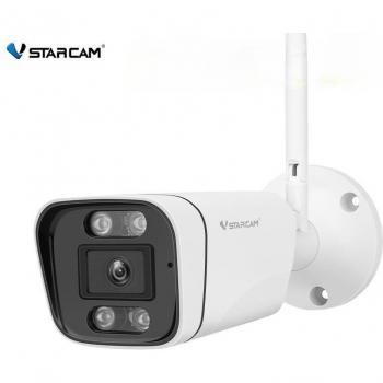 Cámara IP Vstarcam 3MP Wifi Inalámbrica con Audio, Detección Humana por IA, CCTV de Vigilancia Exterior, Visión Nocturna IR, Sin Tarjeta
