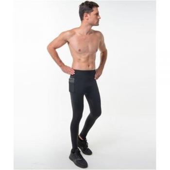 Malla Deportiva Anaissa Max con Bolsillo para Smartphone y Fibra Emana Negra XL 1ud