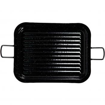 VAELLO 75461 ASADORA Rectangular ESMALTADA 27X21CM, Alloy Steel, Neutro, 27 x 21 cm