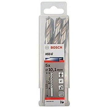 Bosch 2 608 585 522 - Pack de 5 brocas para metal HSS-G, DIN 338