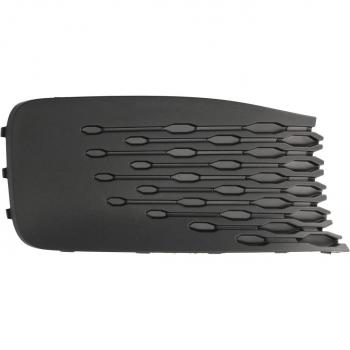Rejilla de ventilación para parachoques BLIC 6502-07-9576912P, fabricada en plástico de alta calidad, diseñada específicamente para vehículos compatibles, con un acabado negro mate y fácil instalación