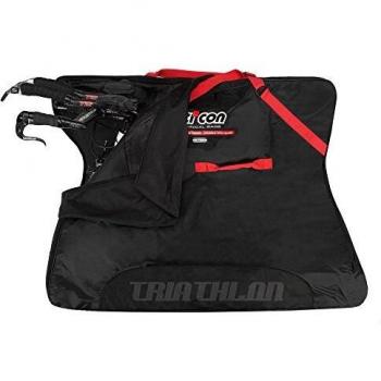 SCI CON Travel Plus Triathlon - Almacenamiento de bicicletas en interior, color negro, talla 125 x 22 x 90