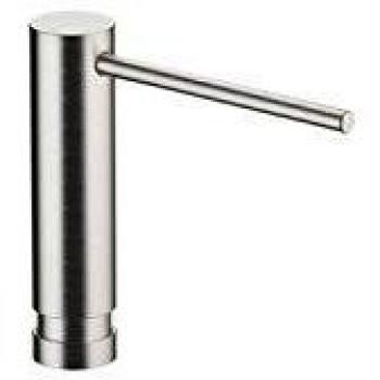 Dispensador de Jabón Dornbracht Sin Roseta, Proyección 124mm, Platino Cepillado