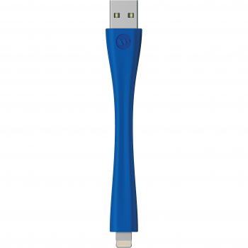 Mophie Memory-Flex - Cable Lighting, color azul
