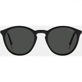 Polaroid Men's Round Black Polarized Sunglasses PLD 4129/S/X
