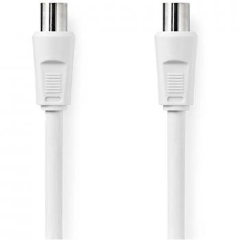 Cable Coaxial IEC Macho - Hembra Niquelado 90 dB 75 Ohm Doble Apantallado 2m
