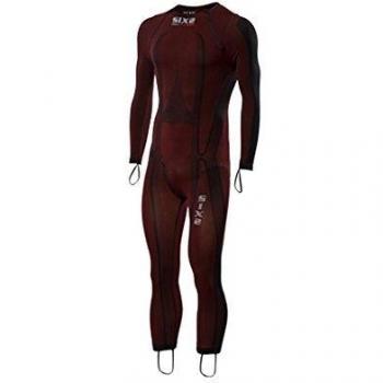 SIXS - Mono Racing para adulto, color rojo oscuro, talla M