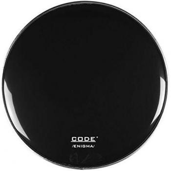 Code Enigma 20 Black Bass Drum Head with Dampening Ring