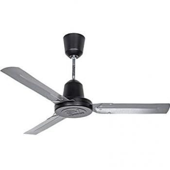 Ventilador de Techo Industrial Resistente NORDIK HEAVY DUTY 120, Gris Antracita, IP55 Vortice 61020, Ideal para Ambientes Húmedos y con Polvo, Diámetro 122 cm