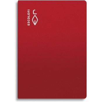 Libreta Escolofi Folio Grapada Cuadrícula 4x4 Margen Rojo