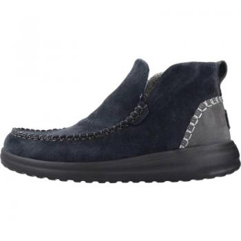Botines Mujer Hey Dude Modelo Denny Color Azul Black