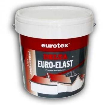 Impermeabilizante antigotera Delta Euroelast es una pintura elástica ROJO LADRILLO de máxima calidad para tipo de cubiertas y azoteas transitables. - 4 litros