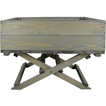 Esschert Design Jardinière sur pied pliable en pin