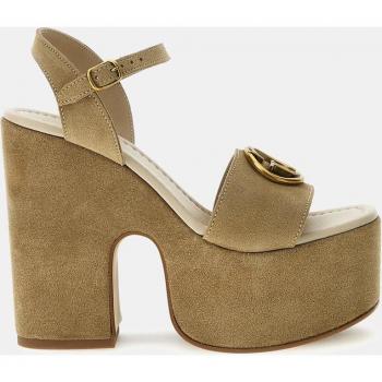 Guess Mujer Sandalias de Plataforma Tacón Bloque en Ante