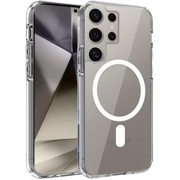 Funda Magnética Transparente para Samsung Galaxy S24 Ultra
