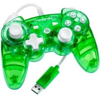PDP - Mando Con Cable Rock Candy, Color Verde Fluorescente