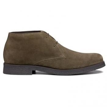 Botas Geox Hombre Claudio Kaki de Cuero, Talla EU 45