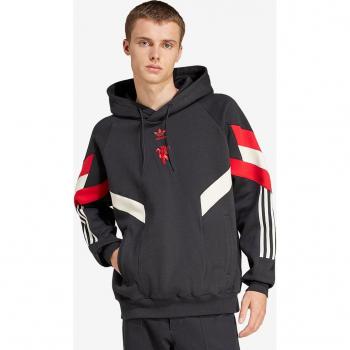 Manchester United 2024/25 adidas Originals Hoodie - Black and Red