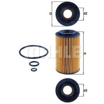 Knecht OX 153/7D1 Filtro de aceite