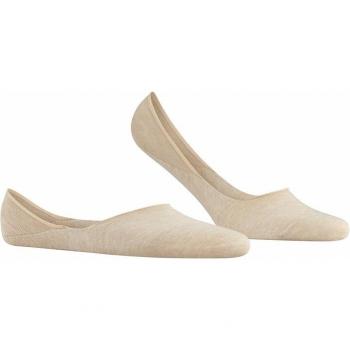 Falke Men's Step Medium Cut Beige Invisible Shoe Liners Size 43-44