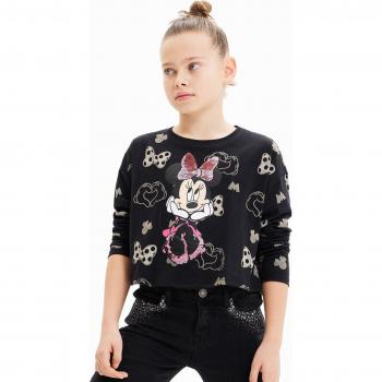 Desigual - Camiseta Minnie Mouse lentejuelas de niña