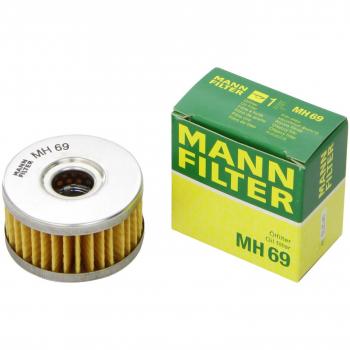 Original MANN-FILTER Filtro de Aire MH 69 - Para Motocicletas