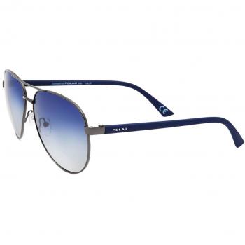 Polar 760 20 Gafas de Sol para Hombre Gunmetal con lentes polarizados, diseño moderno, protección UV400 y marco ligero