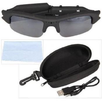 Ecloud Shop Spy Gafas de sol DV oculta Camara de video Espia negro 4032*3024