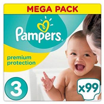Pampers Premium Protection Taille 3 5-9 kg - 99 Couches