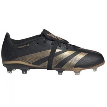 Adidas Predator League FT FG Botas de Fútbol Niño Césped Artificial Negro (38 2/3)