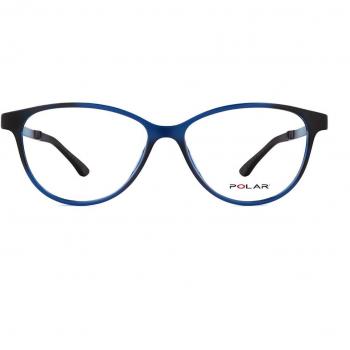 Polar 404 With Clip-On 427 Gafas Recetadas para Hombre Azules con Armazones de 53