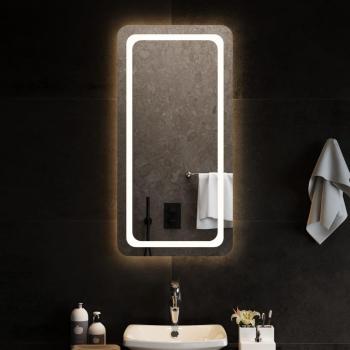 Espejo de baño LED 50x100 cm con iluminación integrada