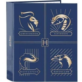 SAFTA Carpeta Folio 4 Anillas Lomo Ancho Harry Potter