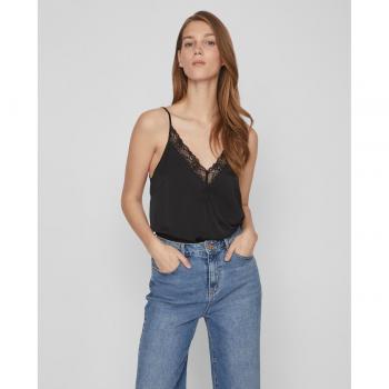 Top de mujer lencero con encaje