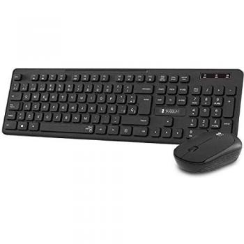 TECLADO Y RATà 'N INALÁMBRICO SUBBLIM COMBO BUSINESS CSSW10 NEGRO