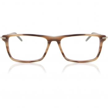 Gafas Recetadas Rectangulares Montuta Completa de Plástico Marrón para Hombre - Gafas Anti-Azules - SmartBuy Collection