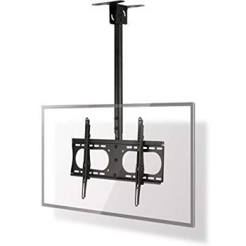 Full Motion Adjustable Ceiling Mount for TVs 42-65 up to 45kg - Black Steel