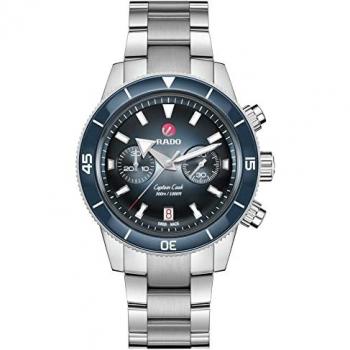 Rado Captain Cook 43mm Automatic Chronograph Watch with Extra Straps Set