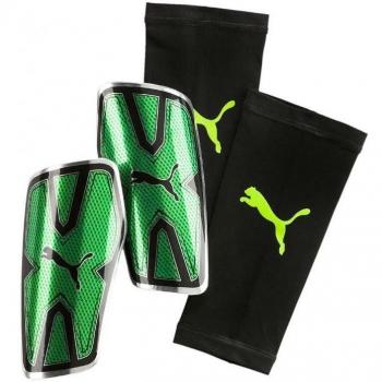 Puma evoPOWER vigor gráfico espinilleras, color green gecko-puma black-Silver