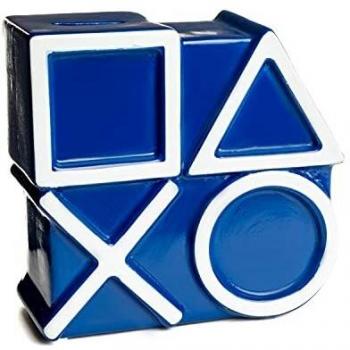 Hucha Cerámica PlayStation con Símbolos, 15x15 cm