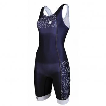 Taymory Dunia Top Corta Distancia, Mujer, Azul Marino, XL
