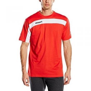 uhlsport Liga Training T-shirt - Camiseta deportivas para hombre, color rojo/blanco, talla 2XS/XS