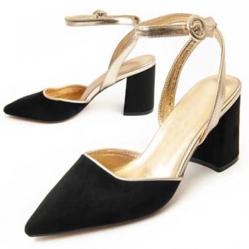 Zapato De Tacón Para Mujer Montevita Selina77 91763 Negro Talla: 38