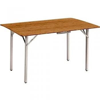 Mesa de Camping Outwell Kamloops L - Color Marrón, dimensiones 80x120x70 cm, diseño único