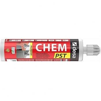 DESA 25400004 25400004-Anclaje quimico Chem Poliester 380 ml-Envase de 12 ud, Negro