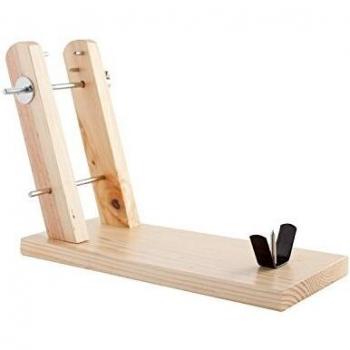 Quid SOP/Madera TERUEL QD Jamonero con Soporte, Manivela para Fijar jamón, 4,5x18 cm-Altura 33 cm