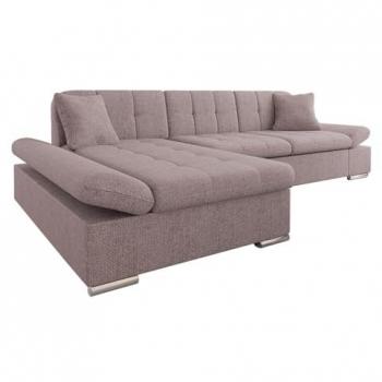 Sofá rinconero Comfivo 250 con función de descanso y caja de ropa de cama, dimensiones 278x161x76cm