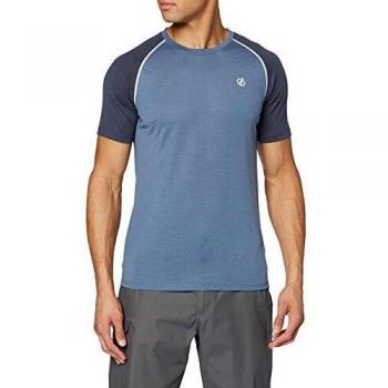 Dare 2b Wool T - Camiseta técnica Ligera para Hombre, Hombre, DMT459 9QX50, Meteor/QrryG, Small
