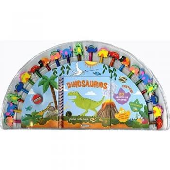 Dinosaurios para colorear (Lápices y gomas