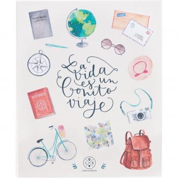 Lovely Streets - Álbum con mensaje La vida es un bonito viaje, multicolor